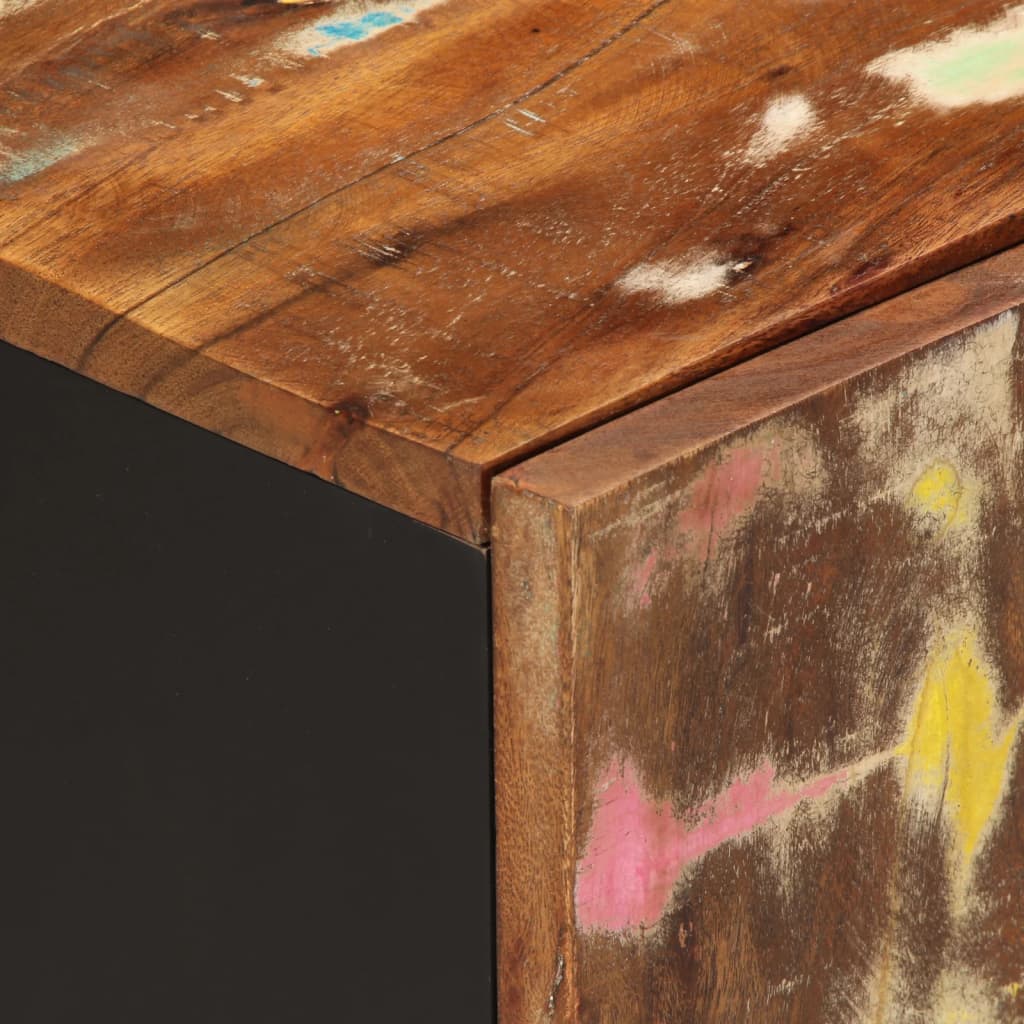 TV Cabinet 105x33,5x46 cm Solid Wood Reclaimed&Engineered Wood