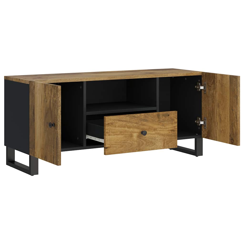 TV Cabinet 105x33,5x46 cm Solid Wood Mango&Engineered Wood