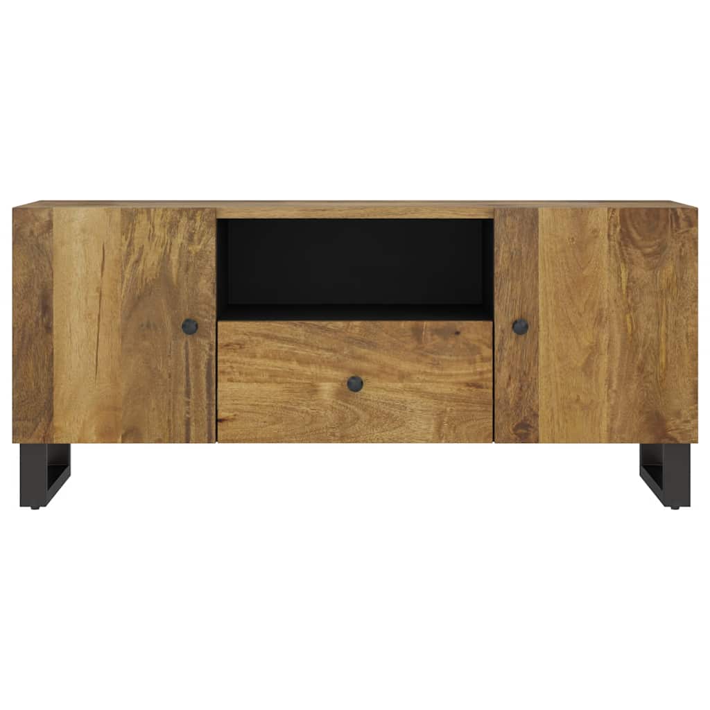 TV Cabinet 105x33,5x46 cm Solid Wood Mango&Engineered Wood