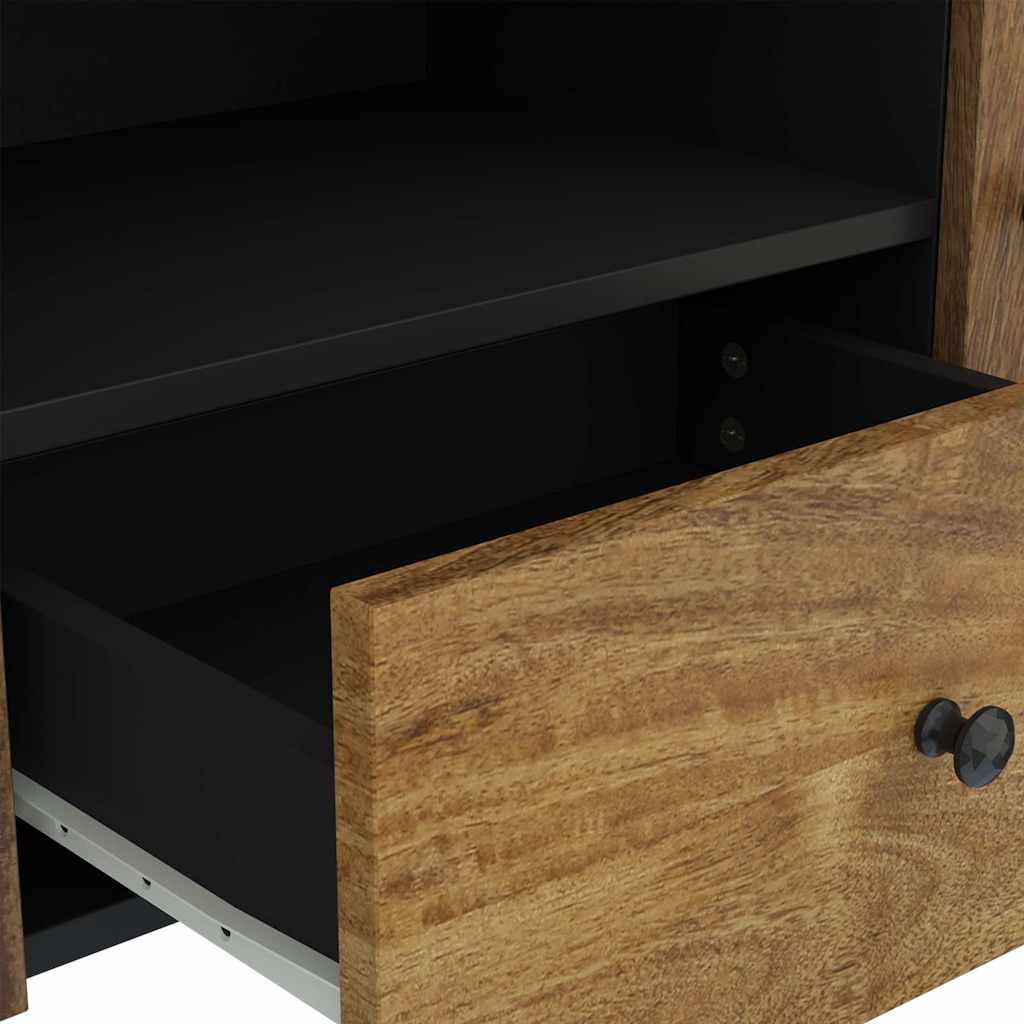 TV Cabinet 105x33,5x46 cm Solid Wood Mango&Engineered Wood