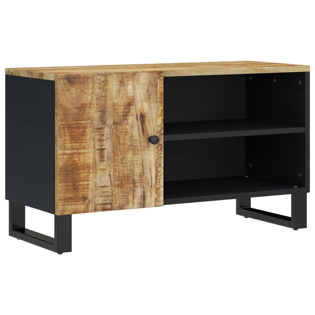 TV Cabinet 80x33x46 cm Solid Wood Mango&Engineered Wood