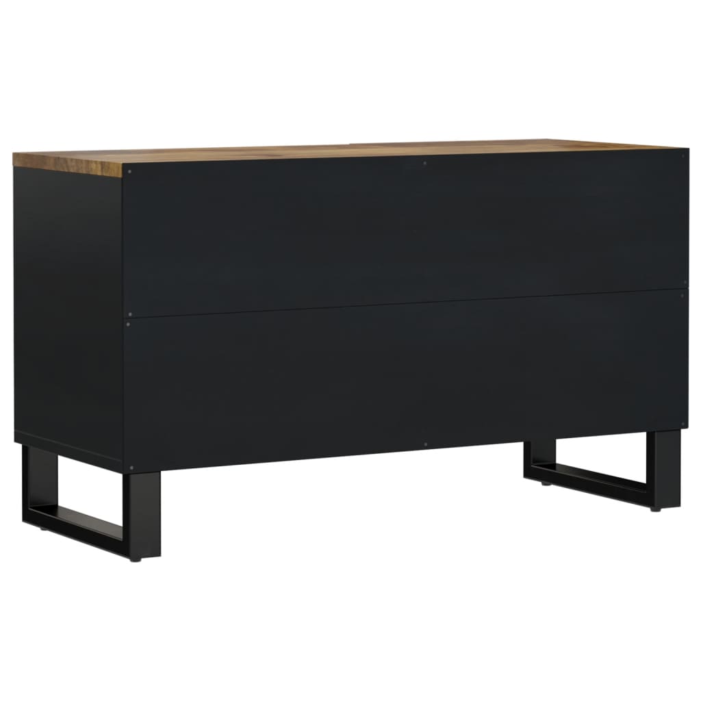 TV Cabinet 80x33x46 cm Solid Wood Mango&Engineered Wood