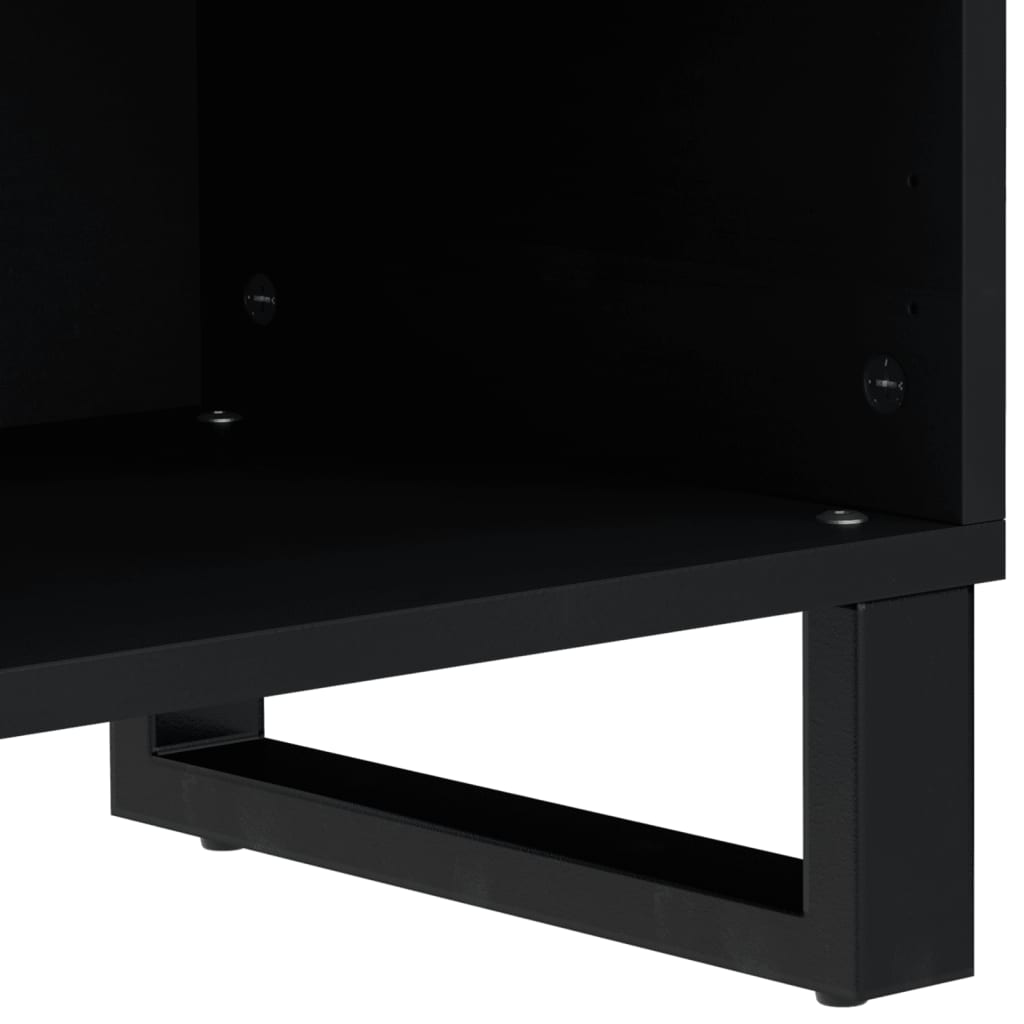 TV Cabinet 80x33x46 cm Solid Wood Mango&Engineered Wood