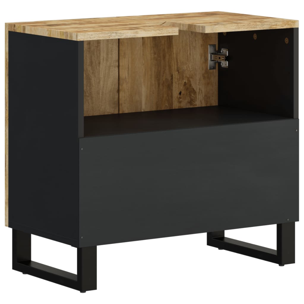 vidaXL Sink Cabinet 62x33x58 cm Solid Wood Mango and Engineered Wood