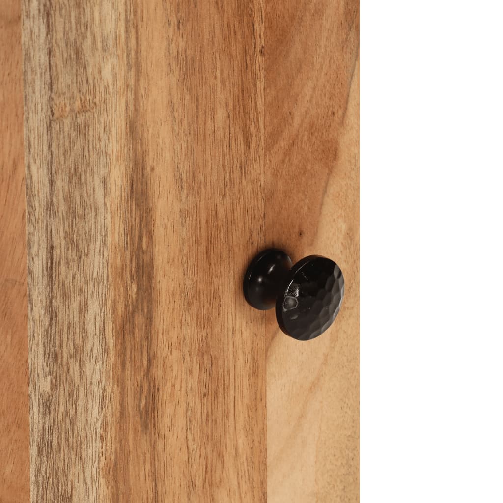 Bathroom Wall Cabinet 38x33x48 cm Solid Wood Acacia