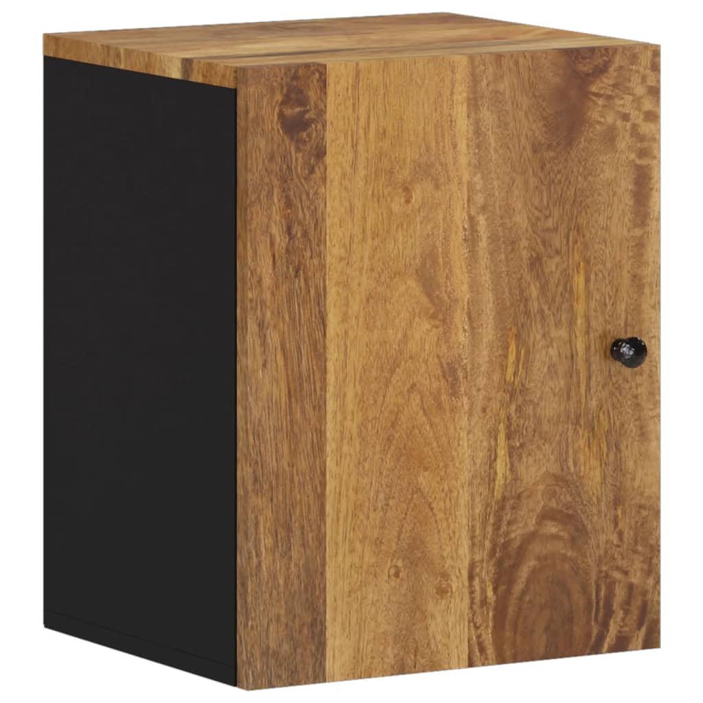 vidaXL Bathroom Wall Cabinet 38x33x48 cm Solid Wood Mango