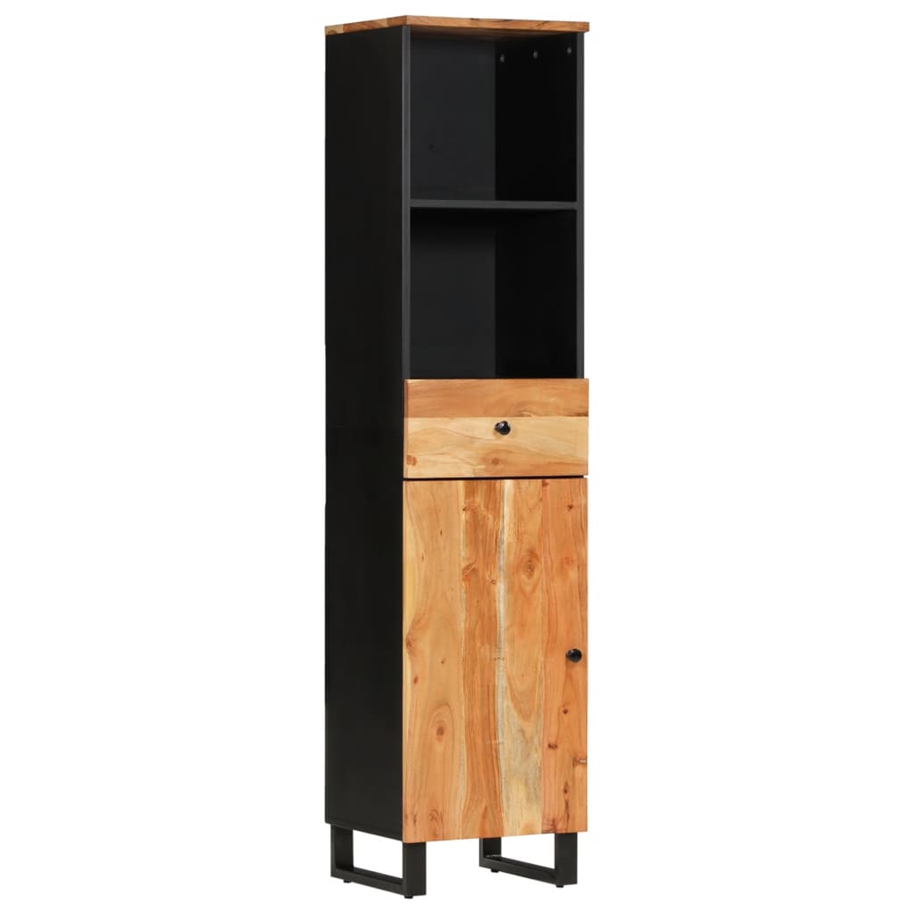Bathroom Cabinet 38x33x160 cm Solid Wood Acacia