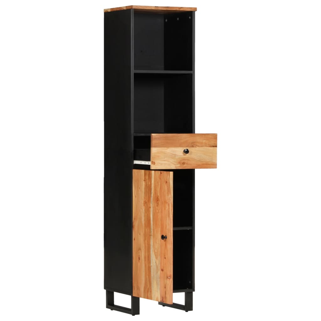 Bathroom Cabinet 38x33x160 cm Solid Wood Acacia