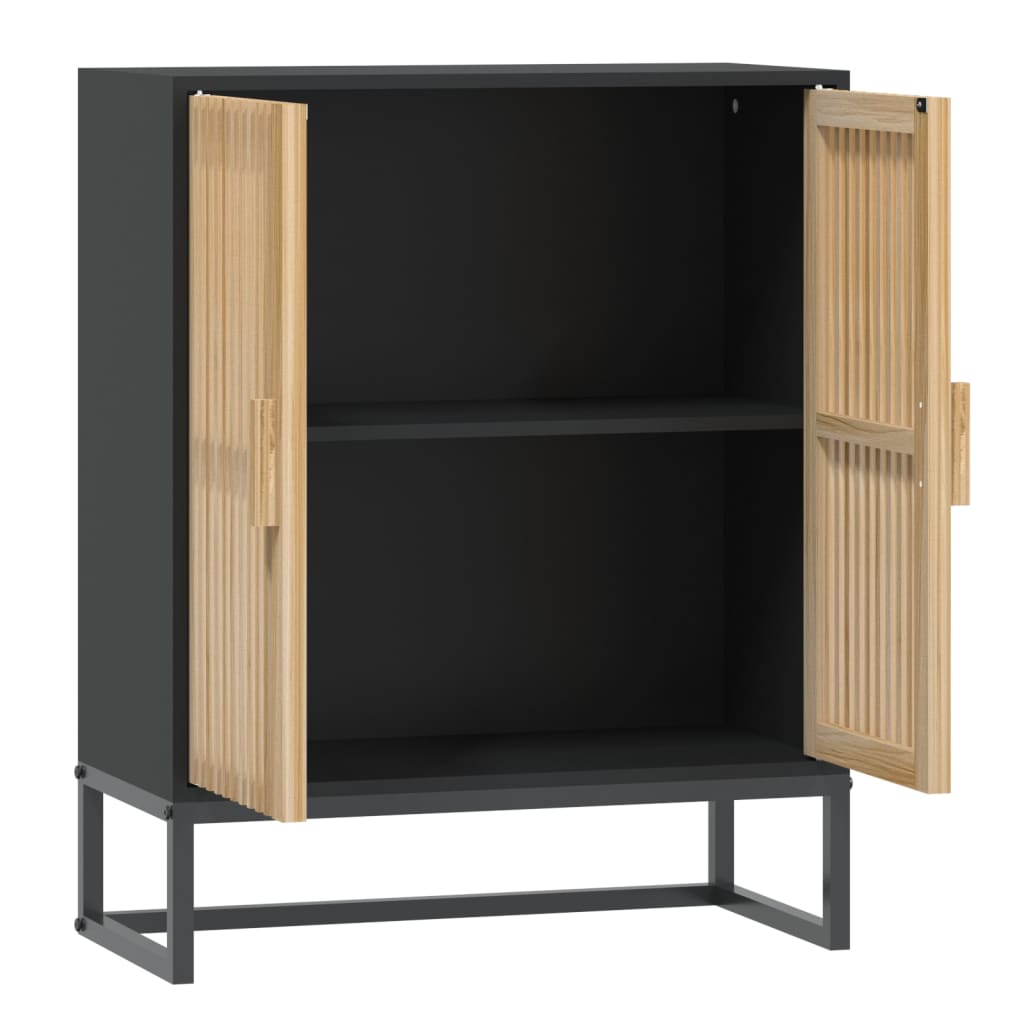 vidaXL Sideboard Black 60x30x75 cm Engineered Wood