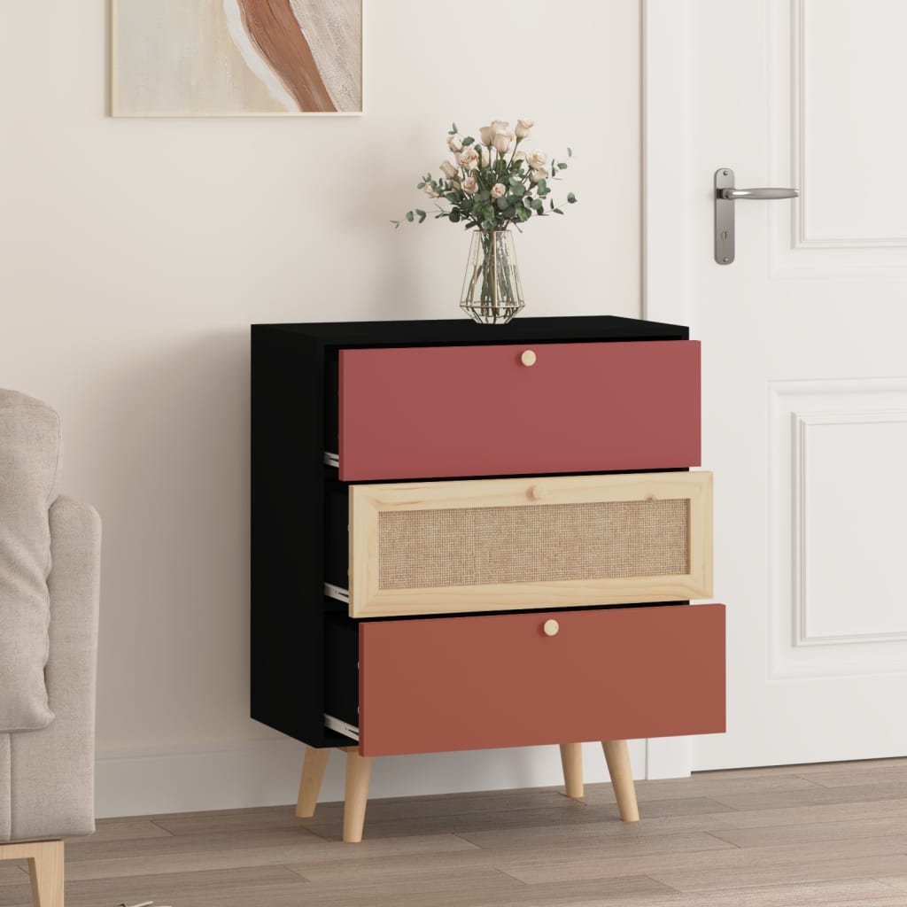 vidaXL Sideboard with Drawers 60x30x75 cm Engineered Wood