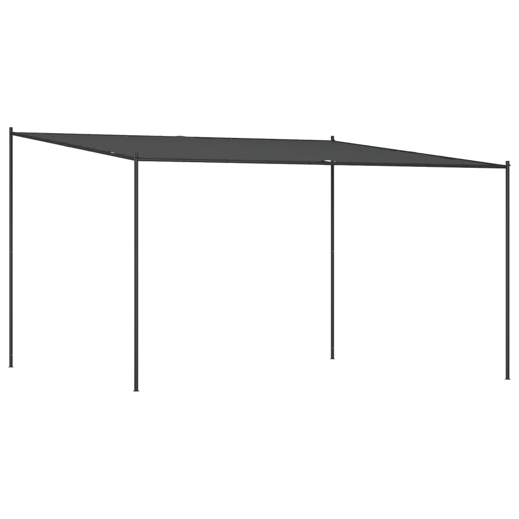 vidaXL Gazebo Anthracite 4x4 m 180 g/m² Fabric and Steel