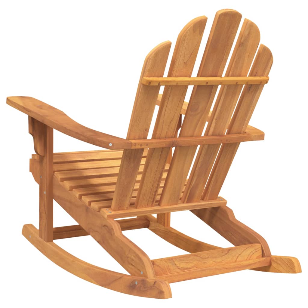 Garden Adirondack Rocking Chair | Set of 2 | Natural Teak