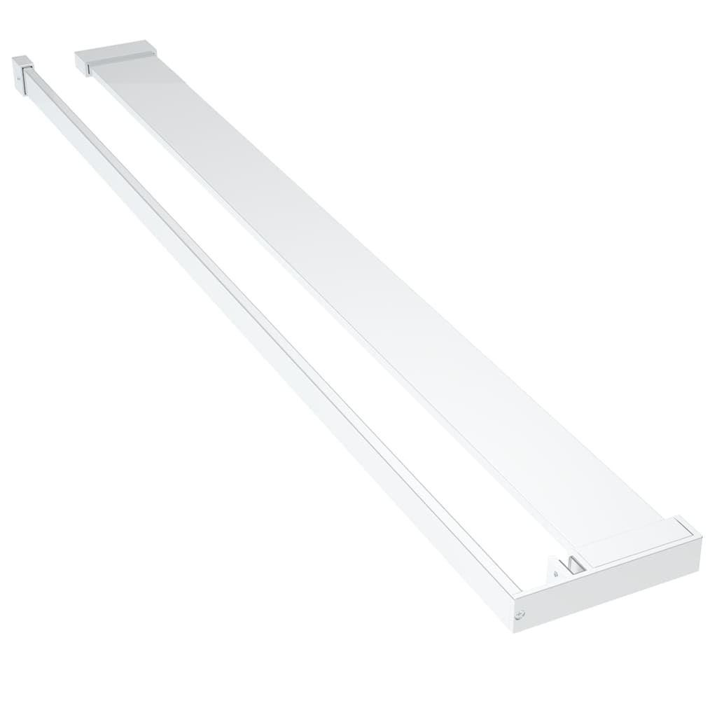 Shower Shelf for Walk-in Shower Wall Chrome 90 cm Aluminium