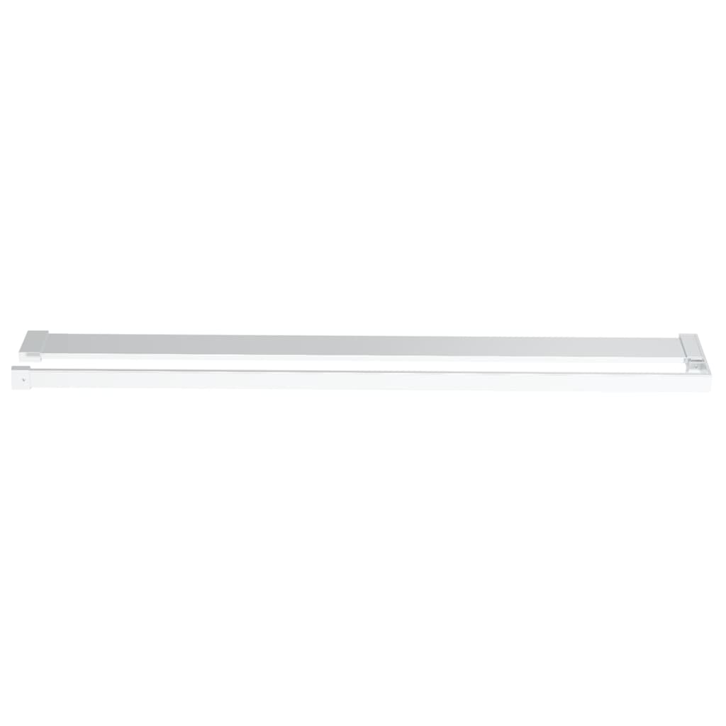 Shower Shelf for Walk-in Shower Wall Chrome 90 cm Aluminium