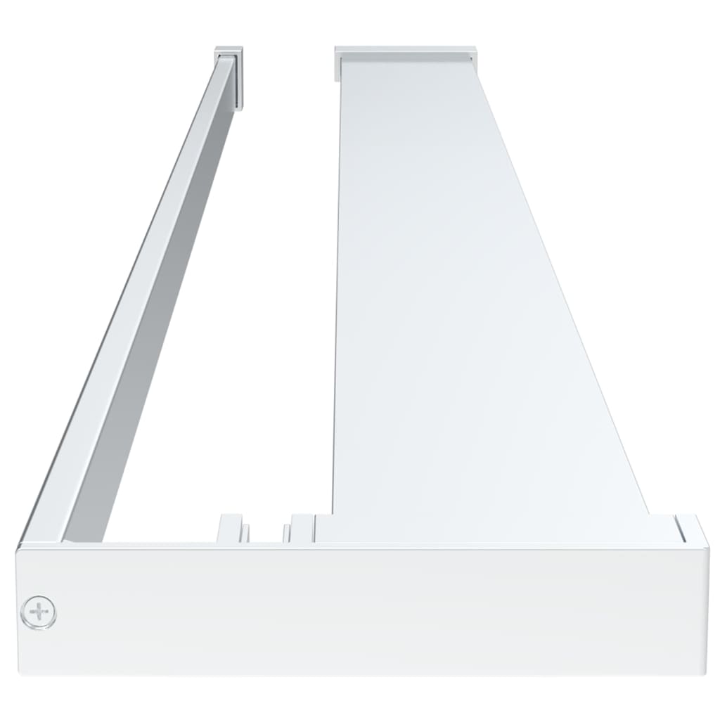 Shower Shelf for Walk-in Shower Wall Chrome 90 cm Aluminium