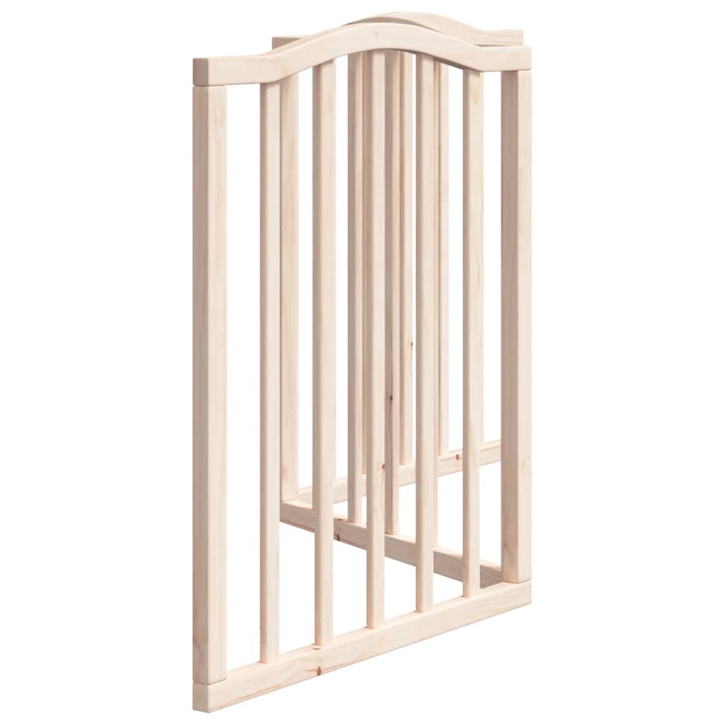 vidaXL Dog Gate Foldable 3 Panels 150 cm Poplar Wood