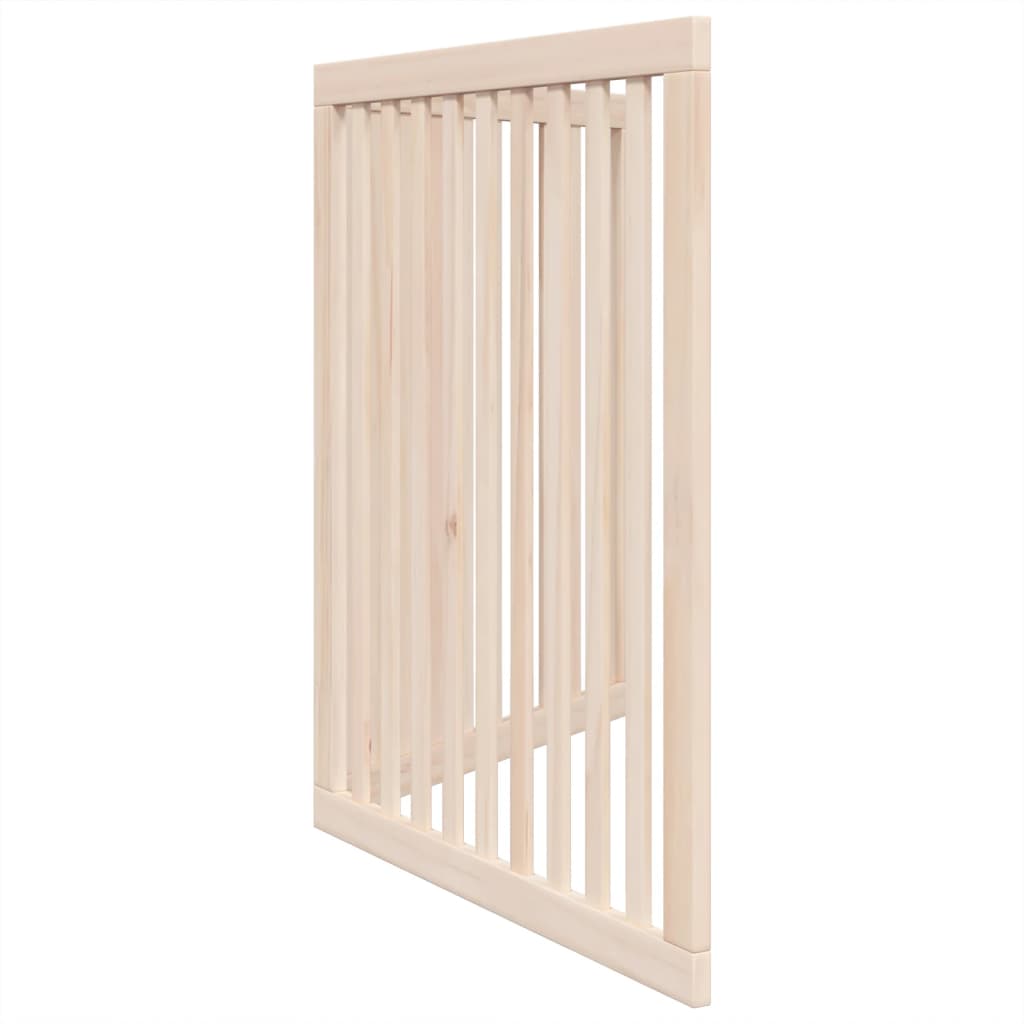 vidaXL Dog Gate Foldable 2 Panels 160 cm Poplar Wood