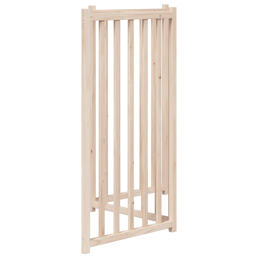 vidaXL Dog Gate Foldable 3 Panels 150 cm Solid Wood Fir