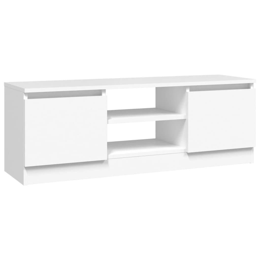 vidaXL TV Cabinet with Door White 102x30x36 cm