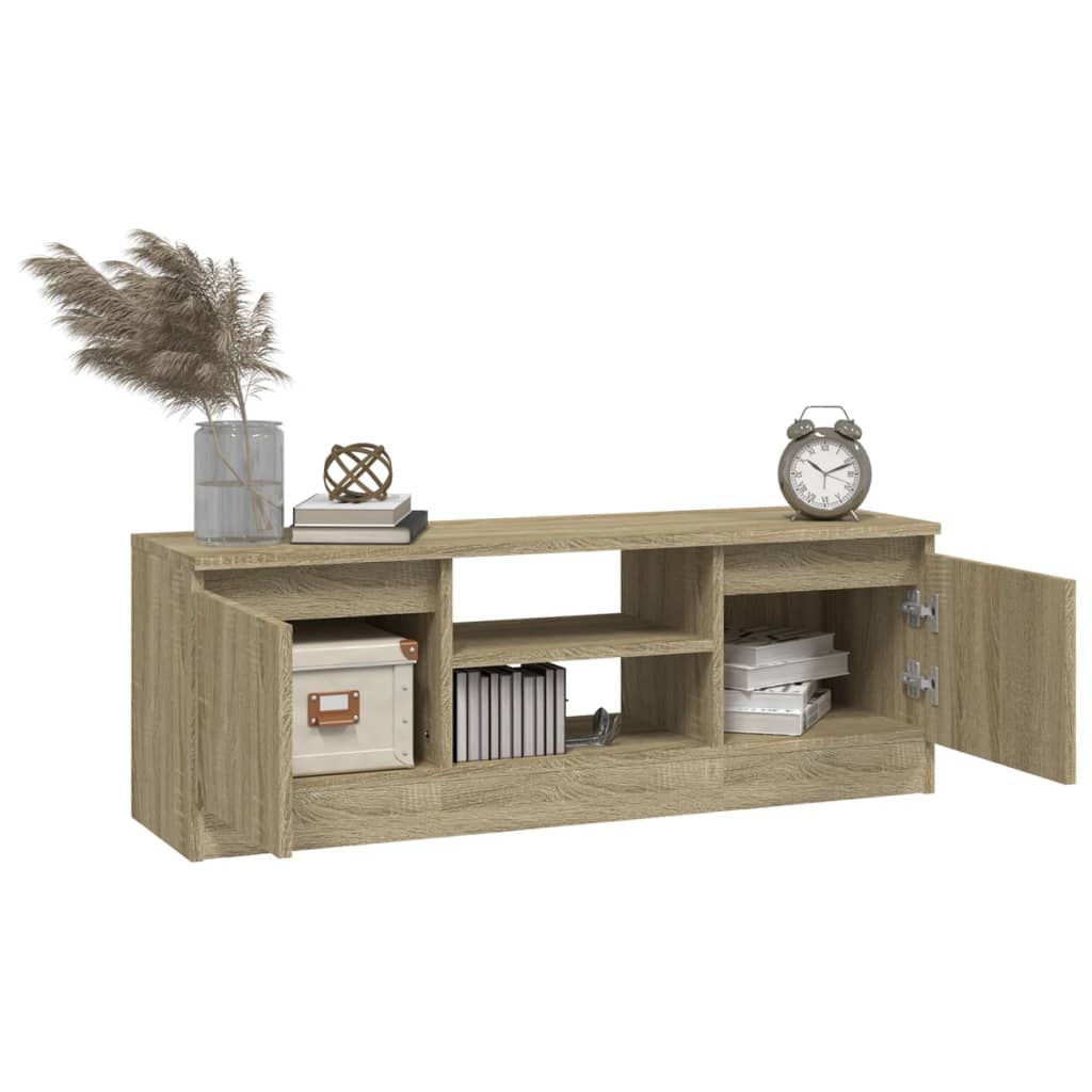 vidaXL TV Cabinet with Door Sonoma Oak 102x30x36 cm