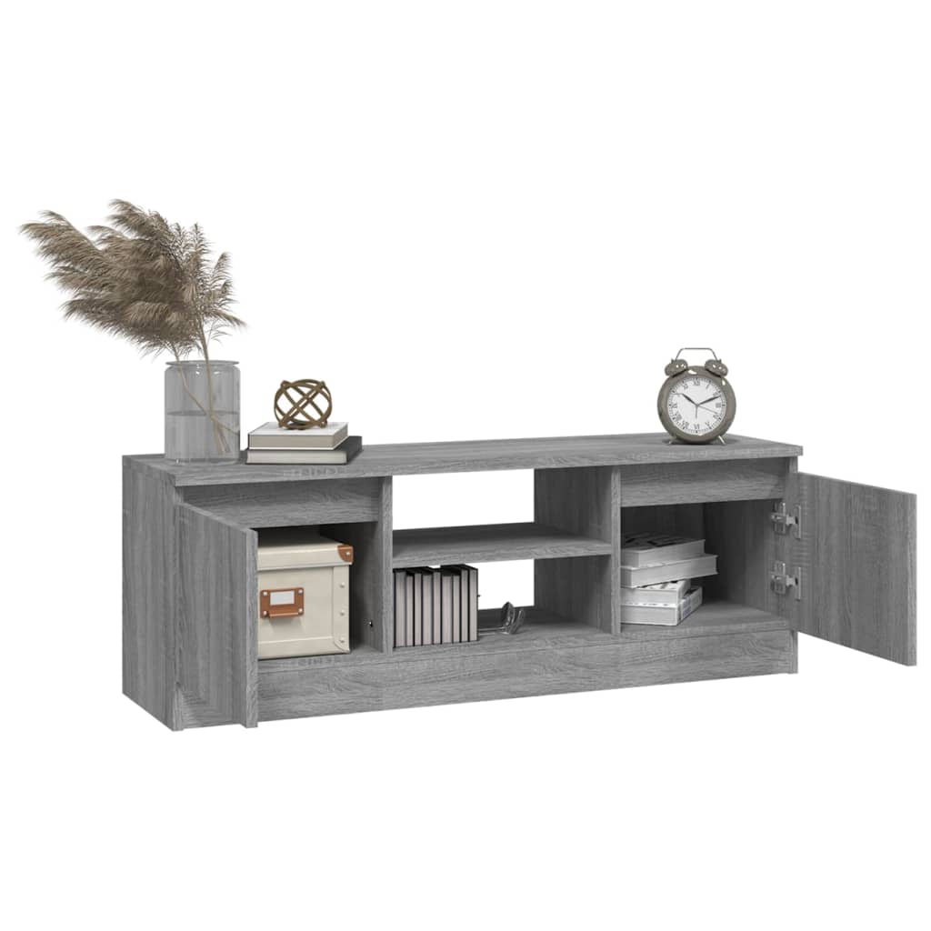 vidaXL TV Cabinet with Door Grey Sonoma 102x30x36 cm