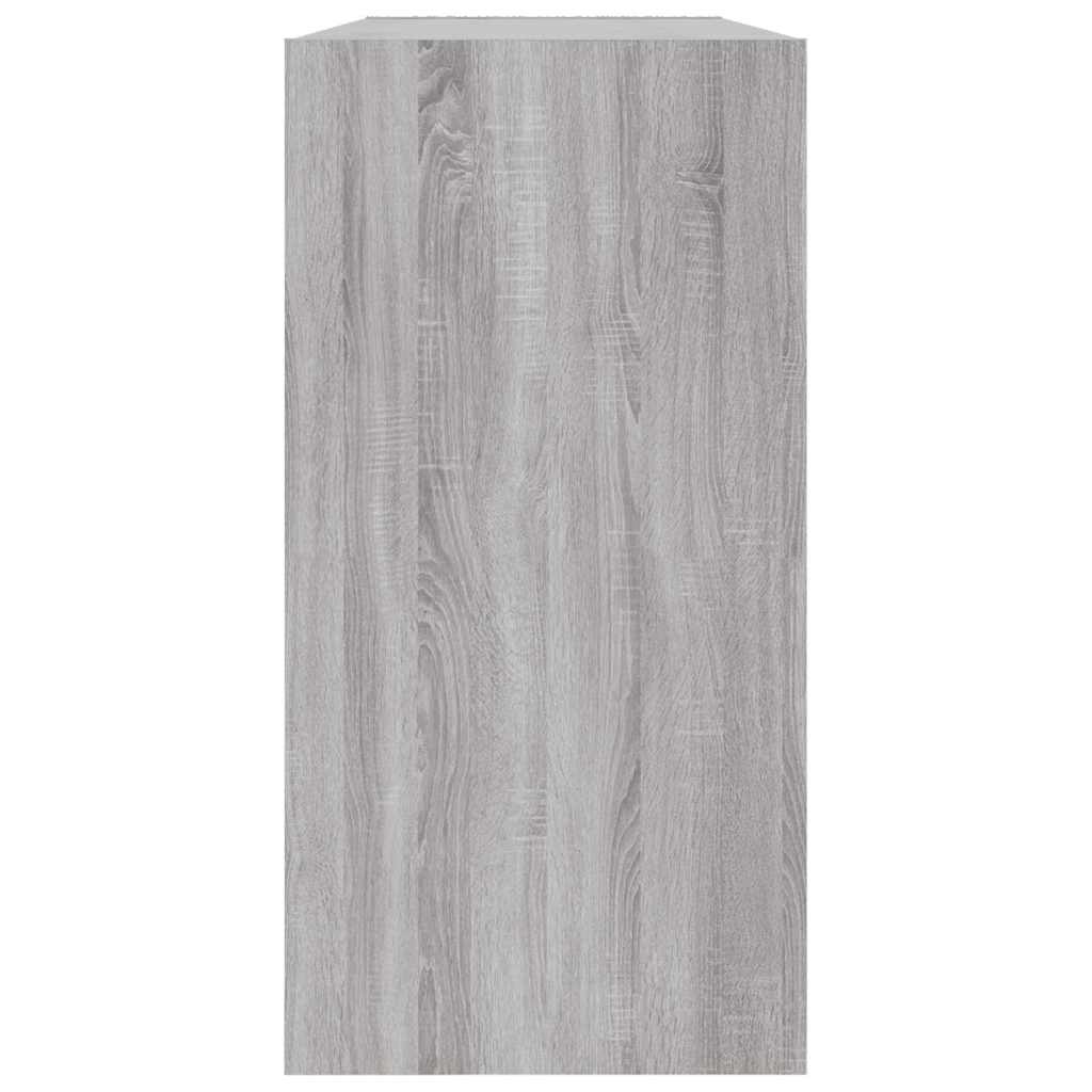 Book Cabinet/Sideboard Grey Sonoma 50x25x80 cm Engineered Wood