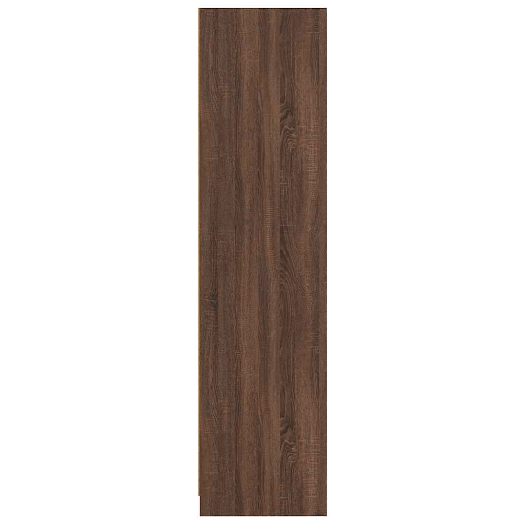 Wardrobe Brown Oak 100x50x200 cm Engineered Wood