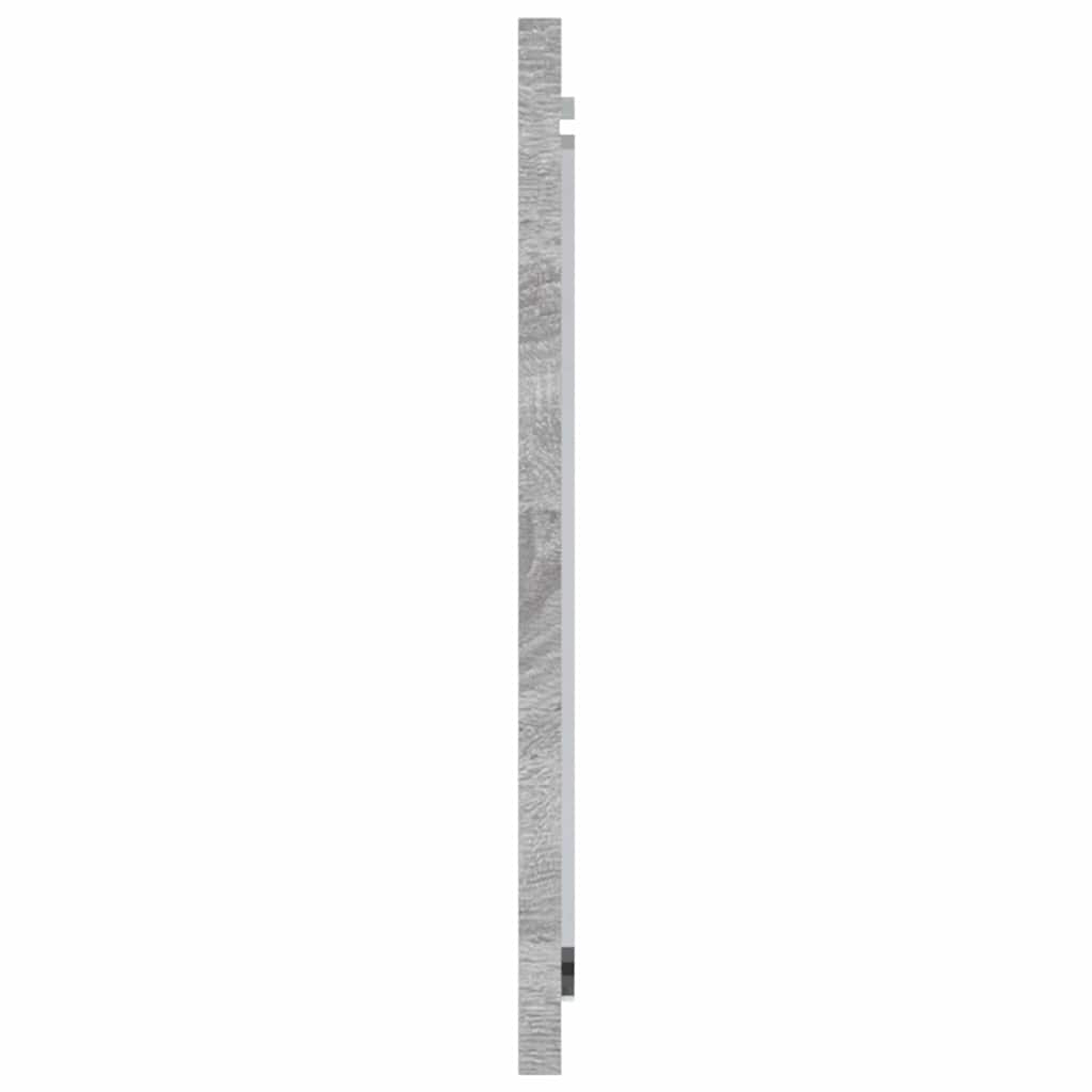 2 Piece Bathroom Furniture Set Grey Sonoma Engineered Wood