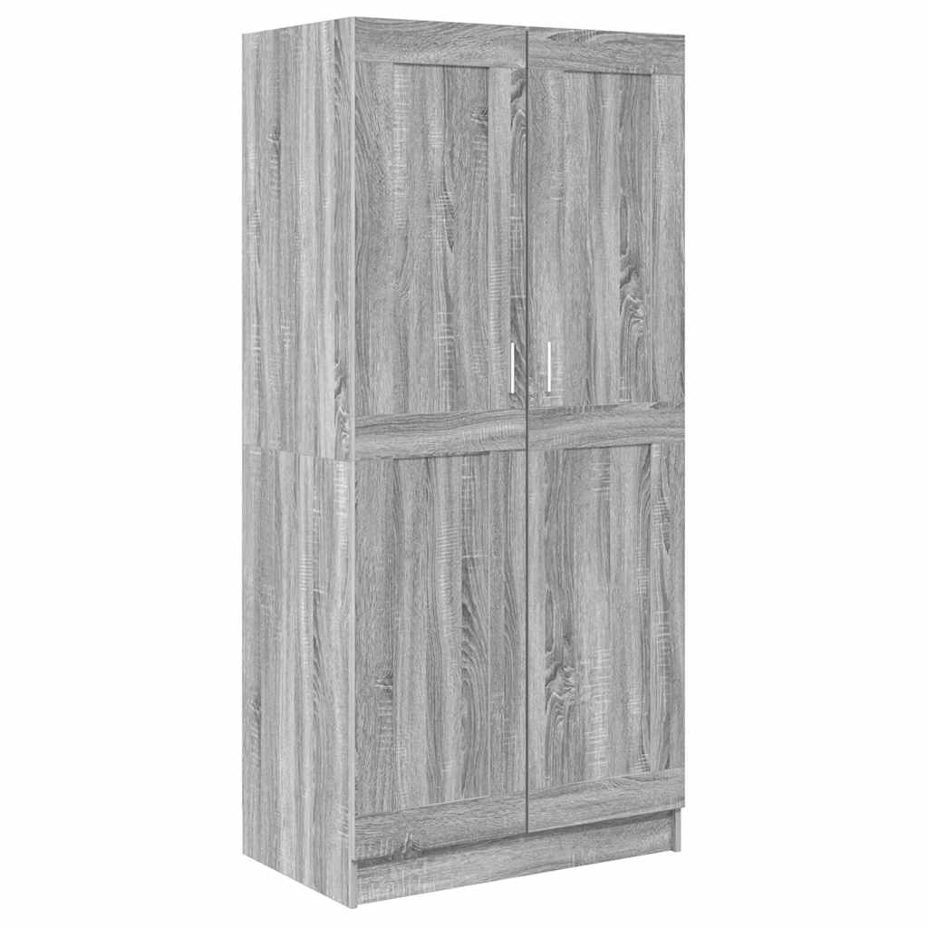Wardrobe Grey Sonoma 82,5x51,5x180 cm Engineered Wood