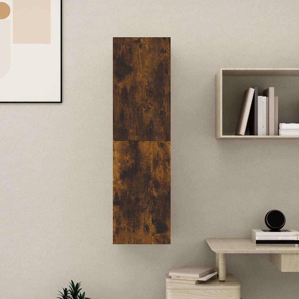 Wall-mounted TV Cabinet Smoked Oak 30,5x30x110 cm