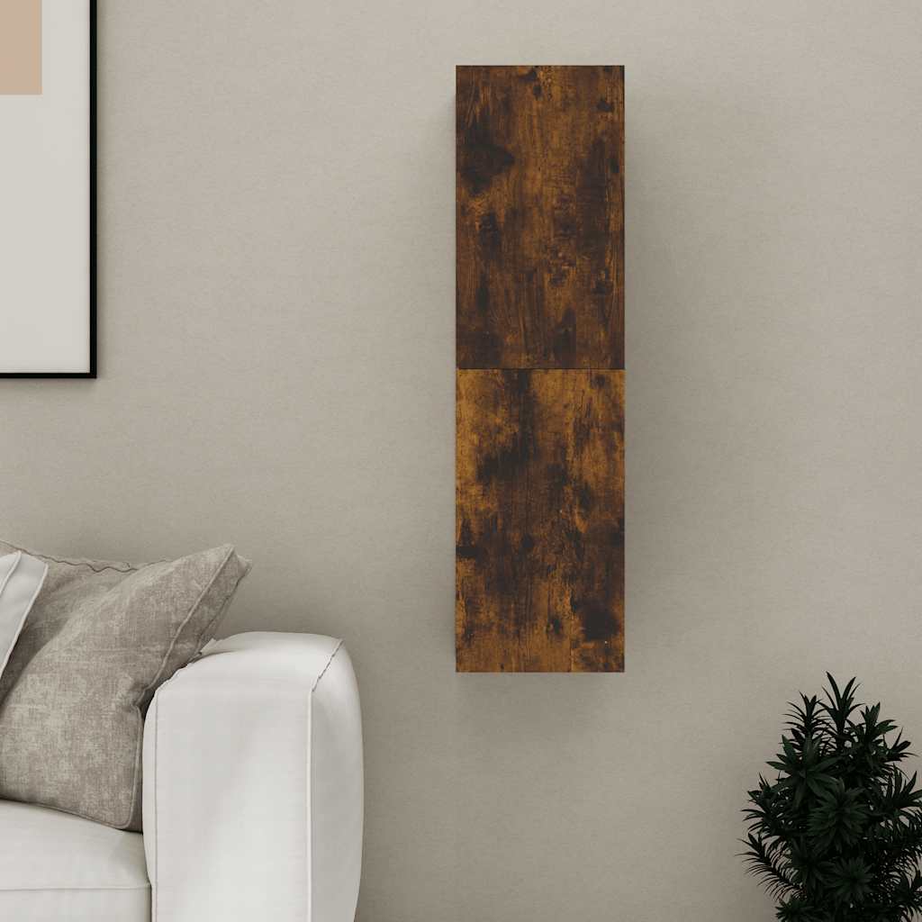 Wall-mounted TV Cabinet Smoked Oak 30,5x30x110 cm