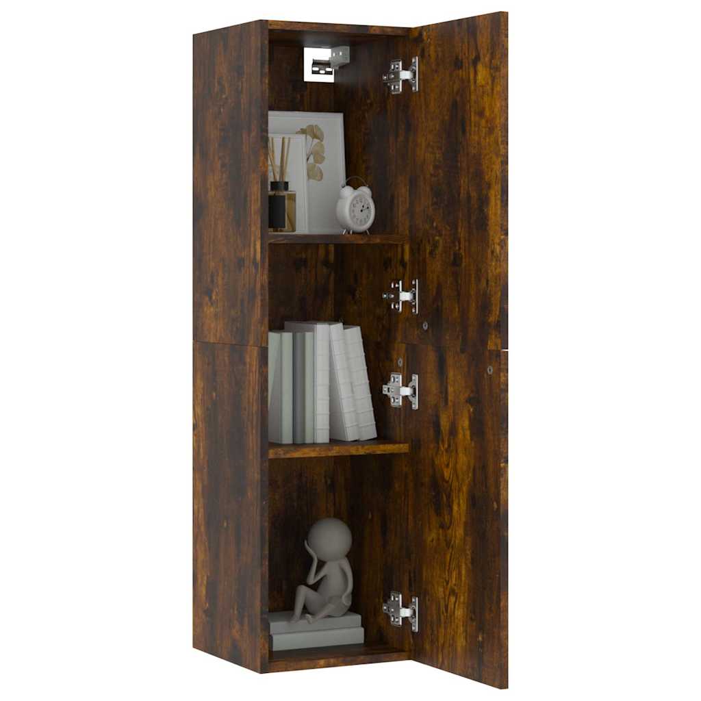 Wall-mounted TV Cabinet Smoked Oak 30,5x30x110 cm