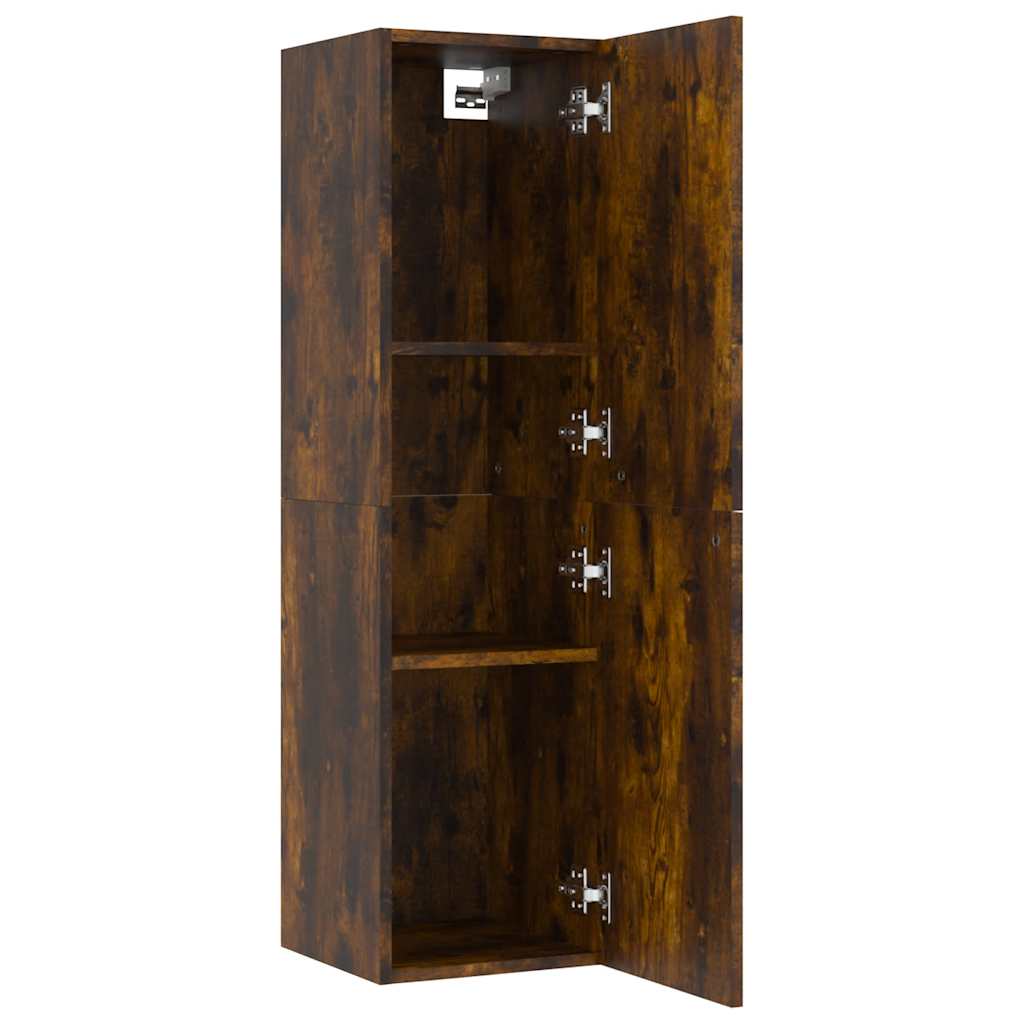 Wall-mounted TV Cabinet Smoked Oak 30,5x30x110 cm