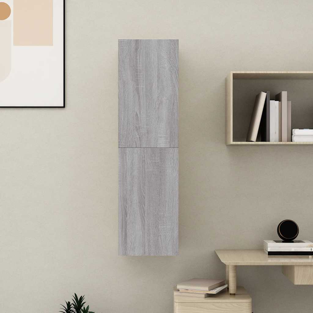Wall-mounted TV Cabinet Grey Sonoma 30,5x30x110 cm