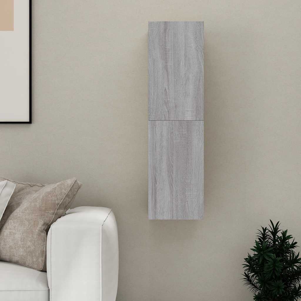 Wall-mounted TV Cabinet Grey Sonoma 30,5x30x110 cm