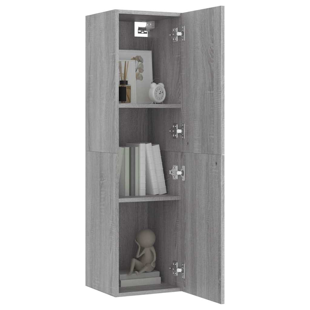 Wall-mounted TV Cabinet Grey Sonoma 30,5x30x110 cm