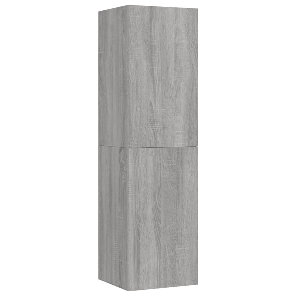 Wall-mounted TV Cabinets 2 pcs Grey Sonoma 30.5x30x110 cm