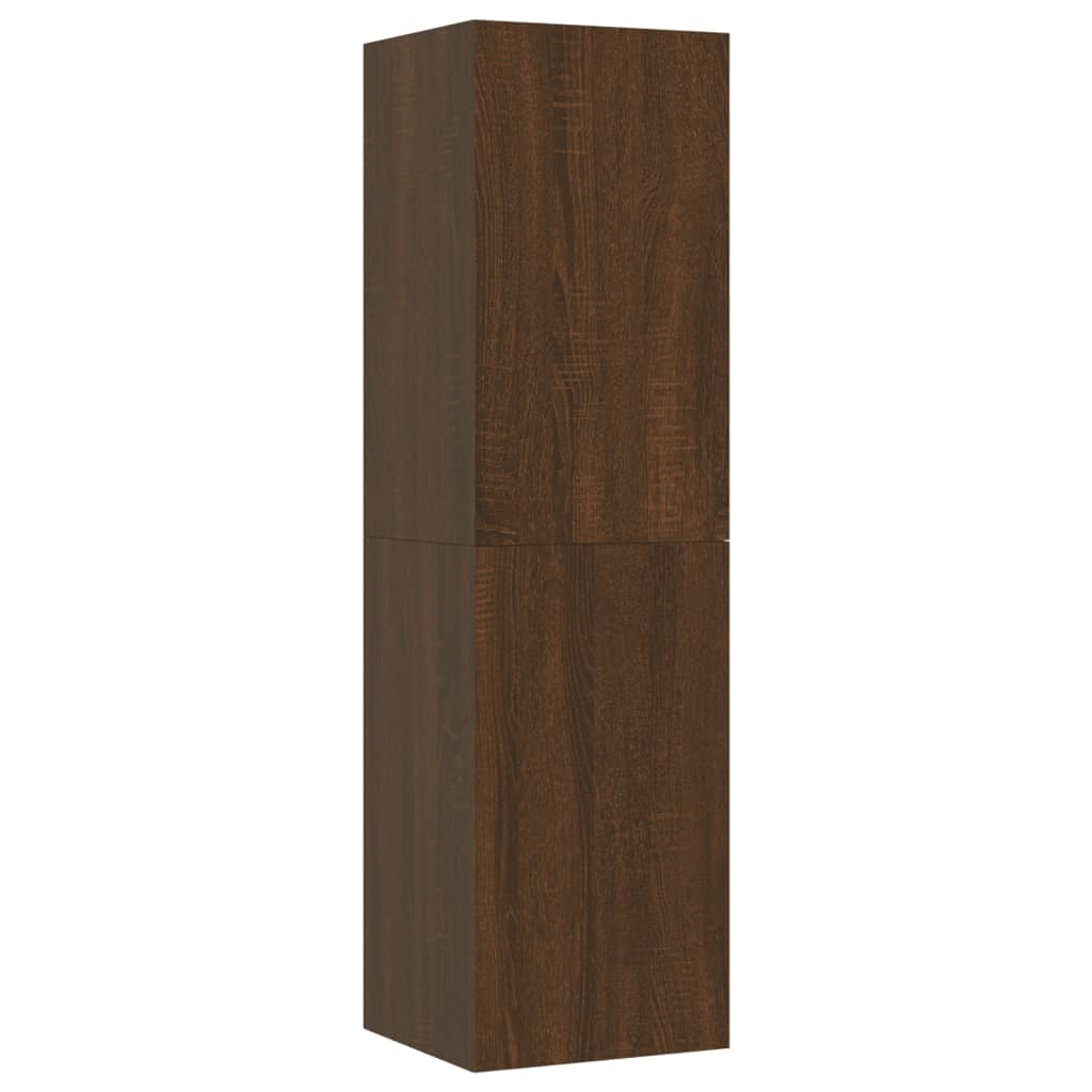 vidaXL Wall-mounted TV Cabinet Brown Oak 30.5x30x110 cm