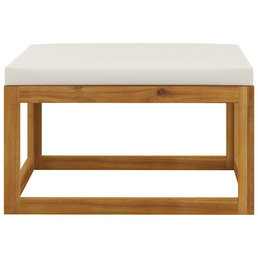 3 Piece Garden Lounge Set with Cushions Solid Wood Acacia