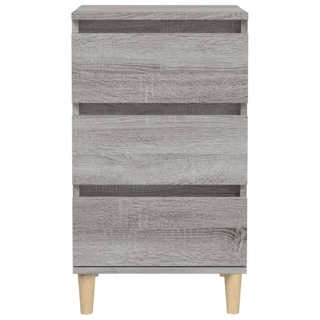 vidaXL Bedside Cabinet Grey Sonoma 40x35x70 cm Engineered Wood