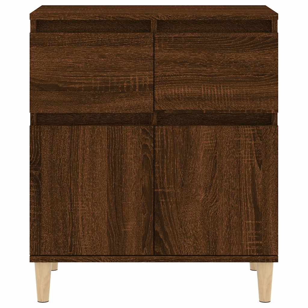 Sideboard Brown Oak 60x35x70 cm Engineered Wood