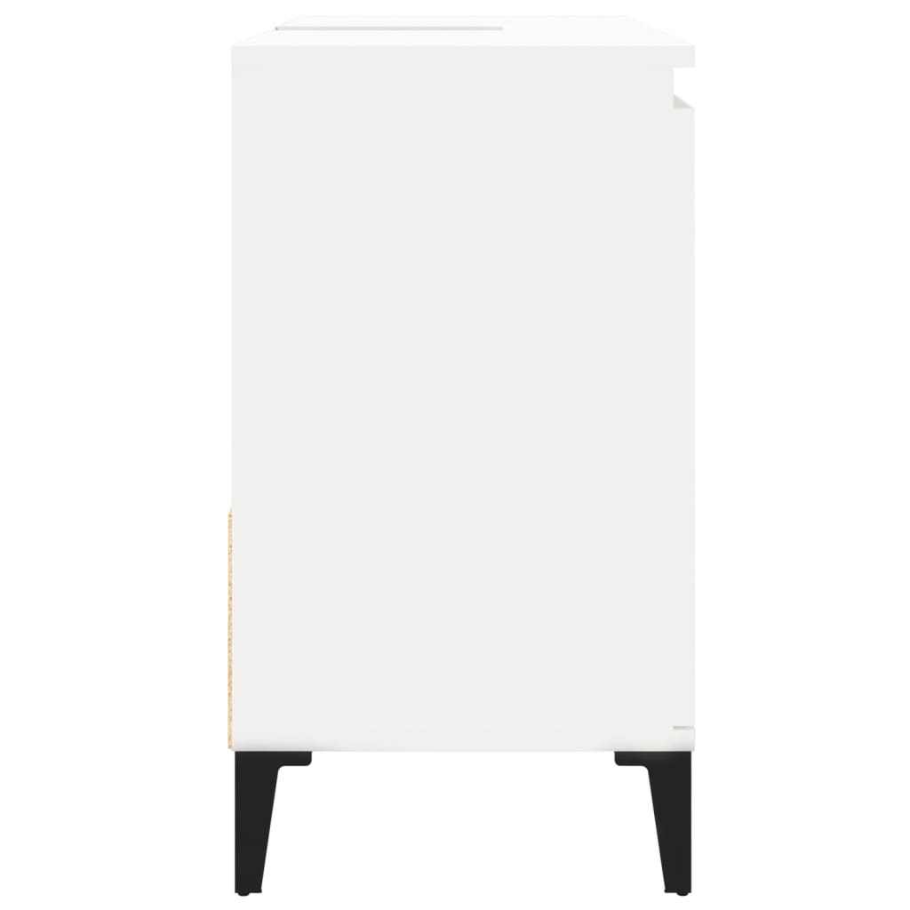 vidaXL Bathroom Cabinet White 65x33x60 cm Engineered Wood