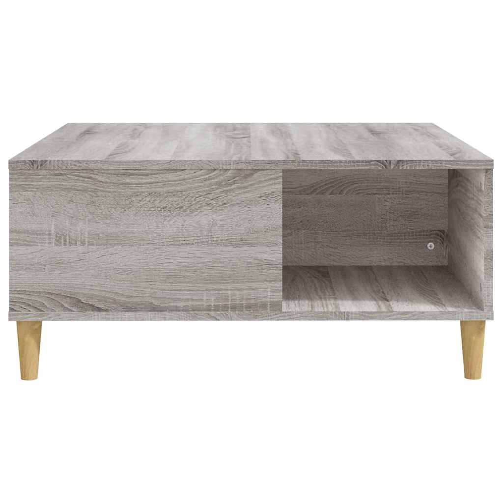 Coffee Table Grey Sonoma 80x80x36,5 cm Engineered Wood