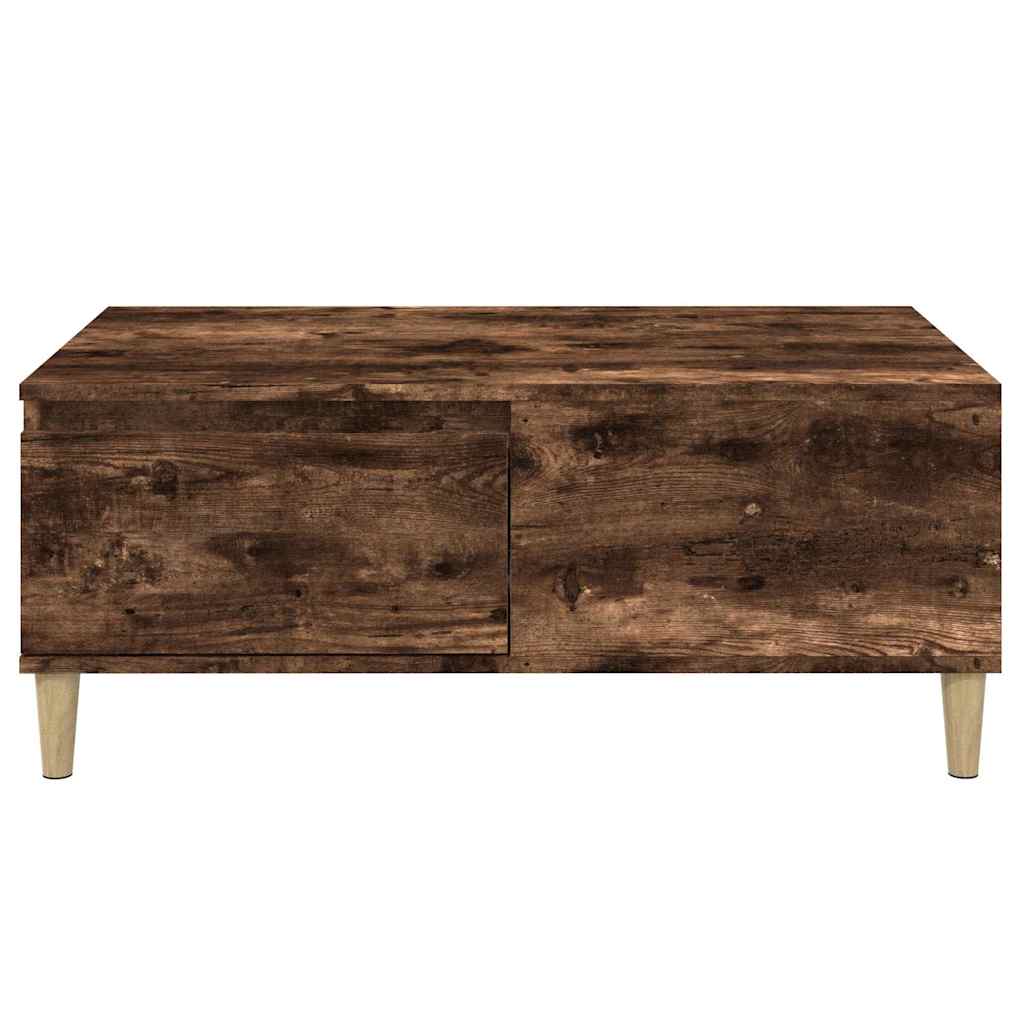 Coffee Table Smoked Oak 90x50x36,5 cm Engineered Wood