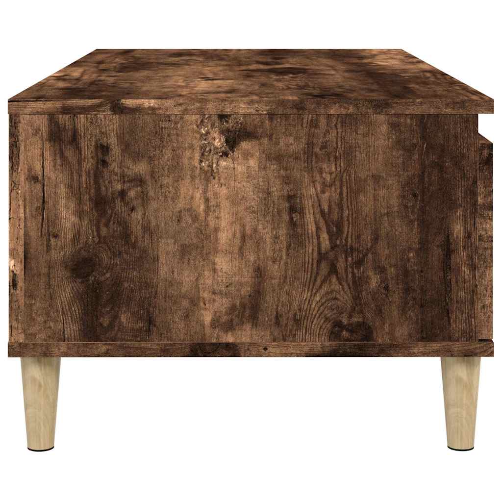 Coffee Table Smoked Oak 90x50x36,5 cm Engineered Wood