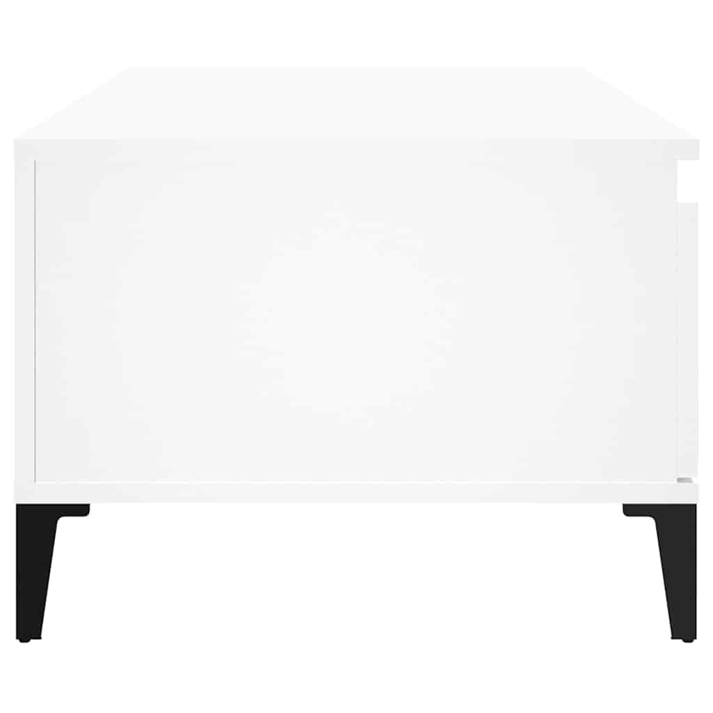 Coffee Table White 90x50x36,5 cm Engineered Wood