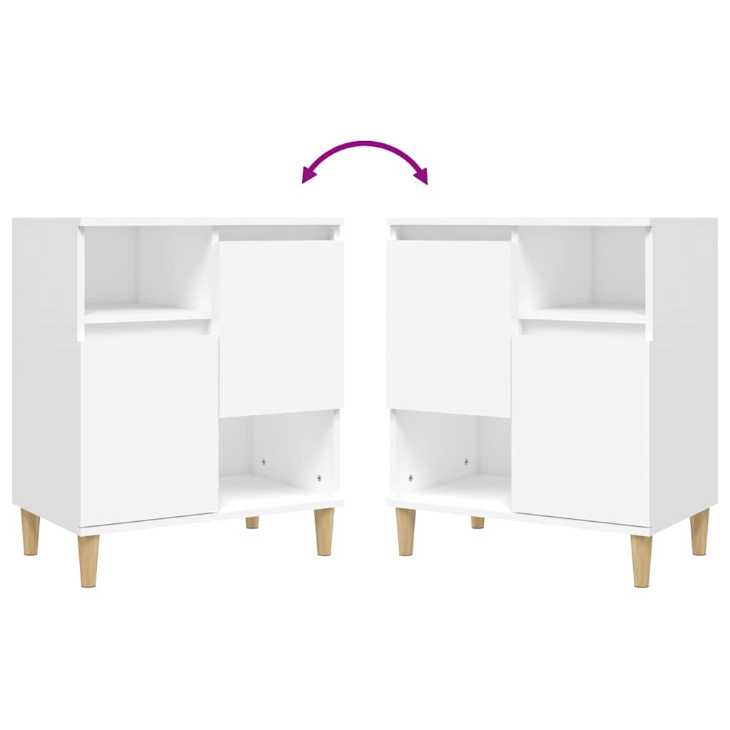 Sideboard White 60x35x70 cm Engineered Wood