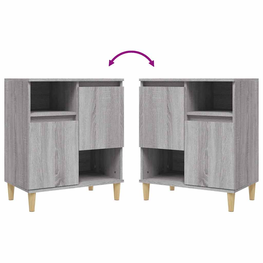 Sideboard Grey Sonoma 60x35x70 cm Engineered Wood