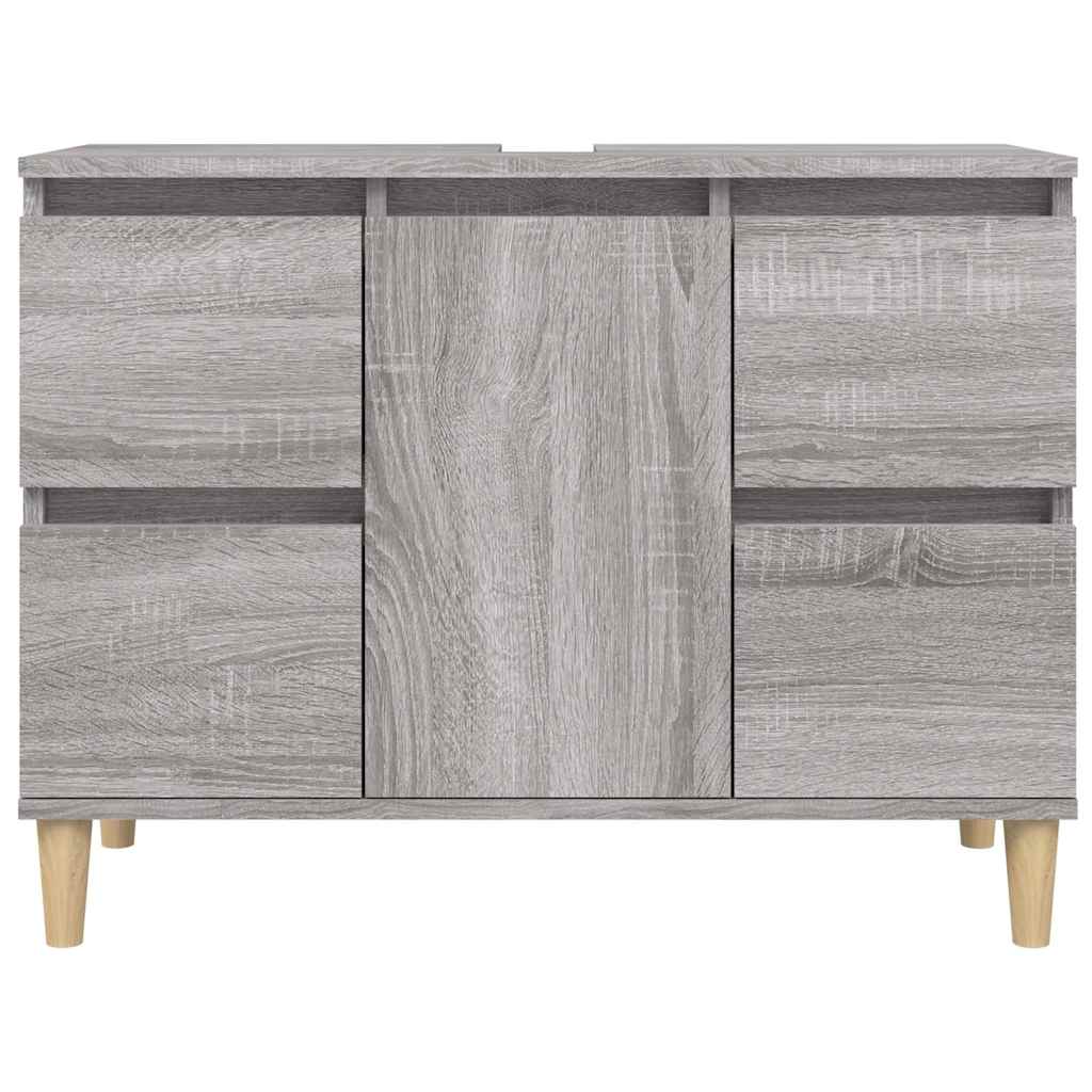 Sink Cabinet Grey Sonoma 80x33x60 cm Engineered Wood