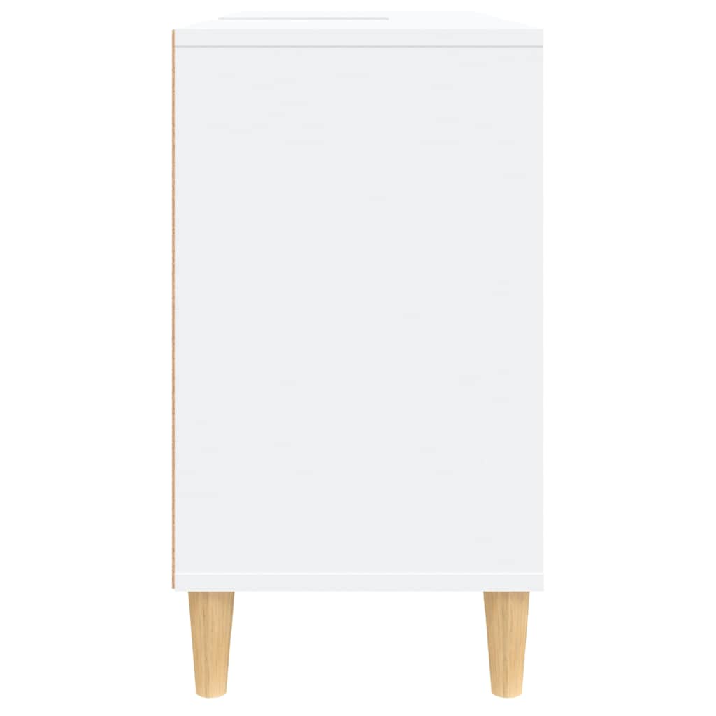 Sink Cabinet White 80x33x60 cm Engineered Wood
